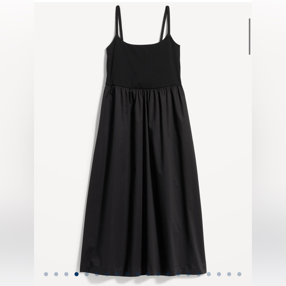 Old Navy Black Camisole Midi Dress